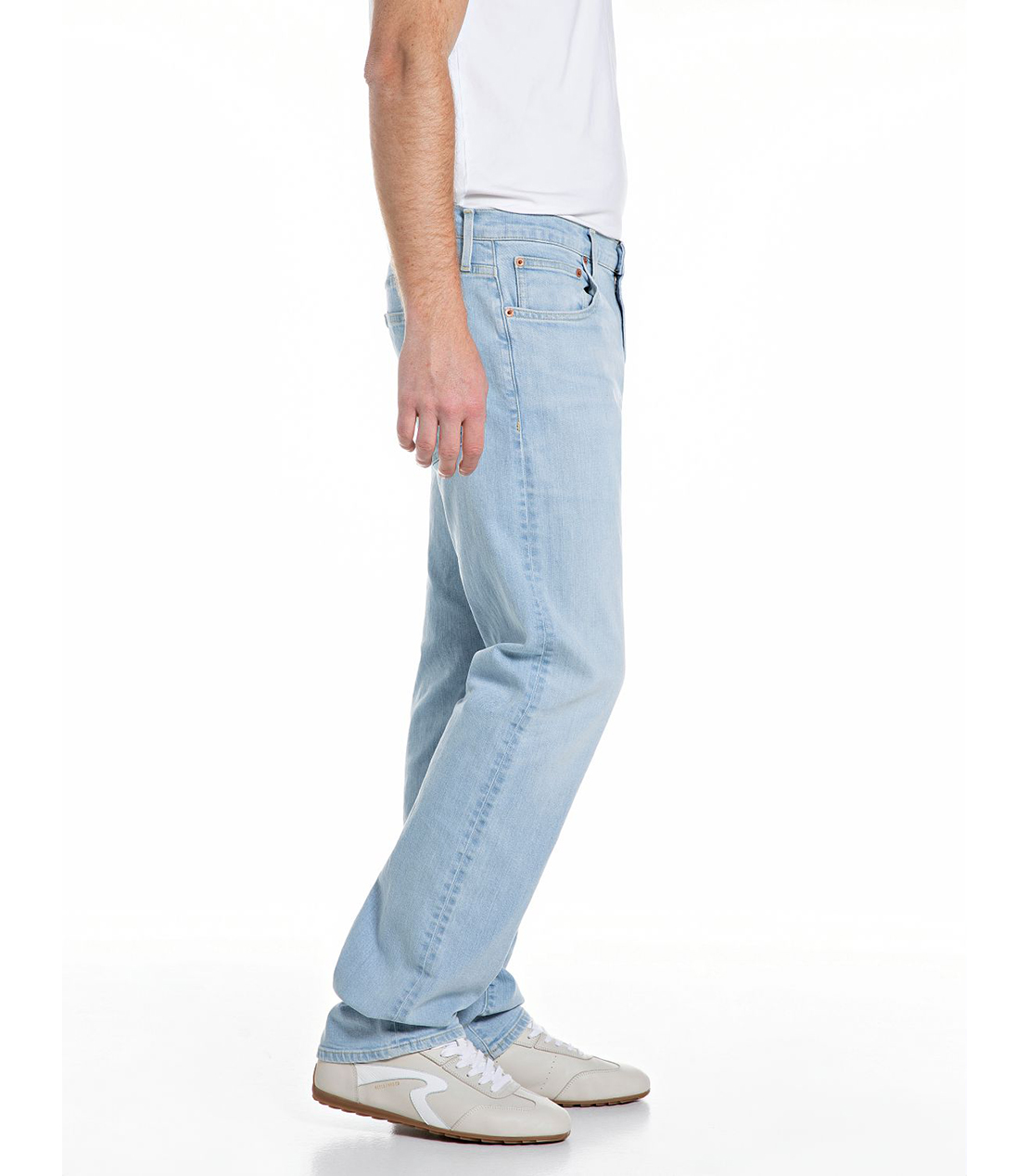 ストレートフィットAIDEEN スーパーライトストレッチデニム 詳細画像 ライトブルー 4